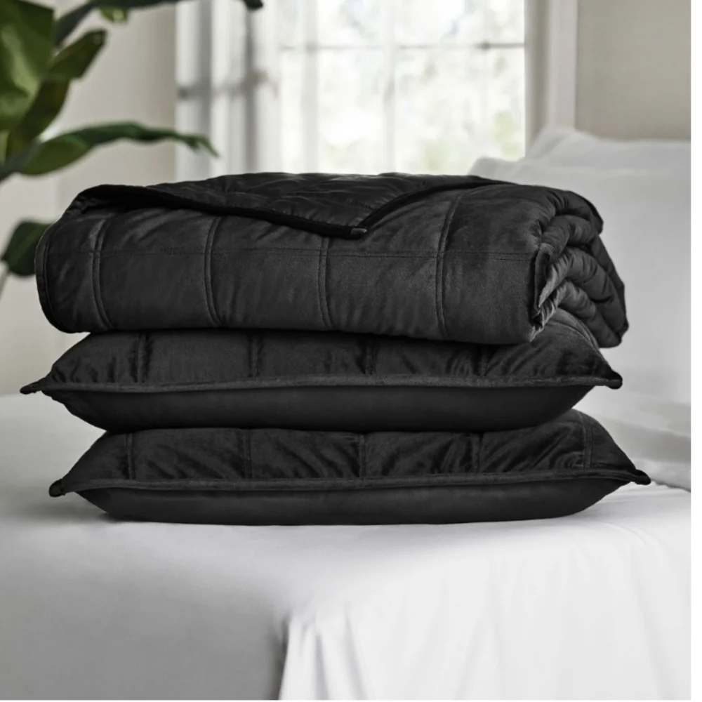 (6)Valvet 3piece quilt set
